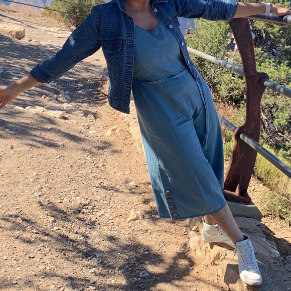 Denim jumpsuit - large - Picture 2 of 7